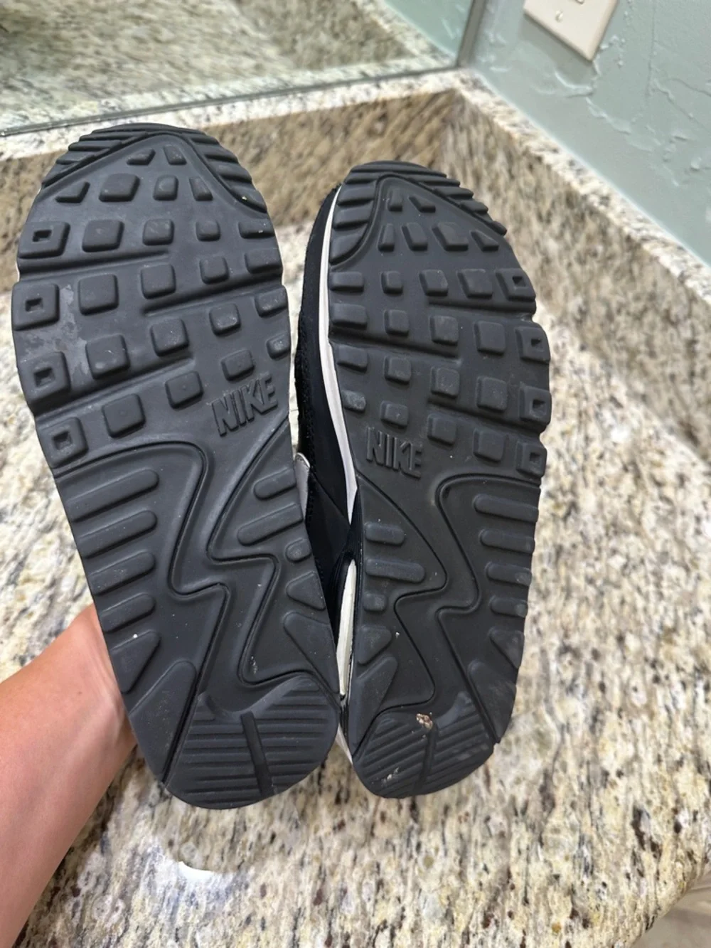 Women's Nike Black and White Low-Top Running Sneakers